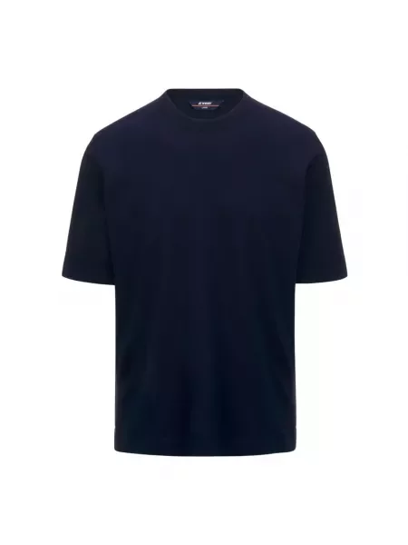 Krótki sweter K-way niebieski