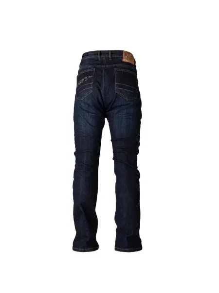 Wzmocnione spodnie motocyklowe dla kobiet RST Kevlar® Straight Leg 2 CE niebieskie