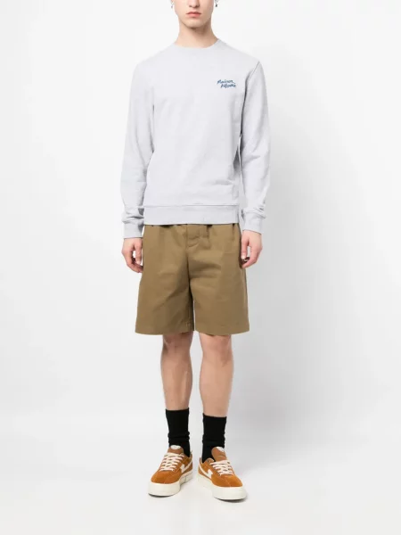 Siuvinėtas džemperis Maison Kitsuné pilka