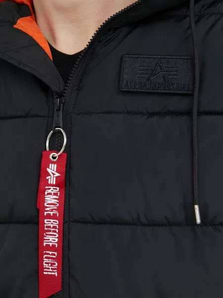 ALPHA INDUSTRIES Mellény piros fehér fekete