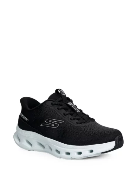 Tenisice Skechers s vezicama s čipkom crna