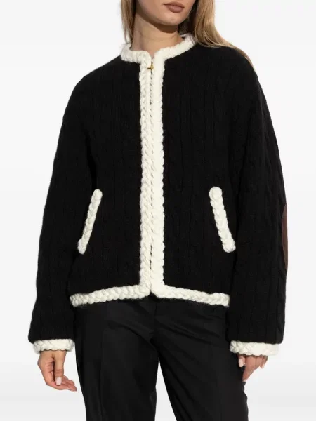 Geacă Moschino tricotate negru