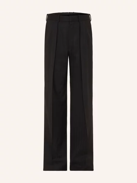 Tom Ford Spodnie Garniturowe Regular Fit schwarz czarne