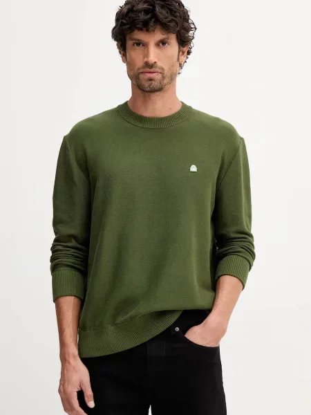Пуловер United Colors of Benetton мъжки зелено