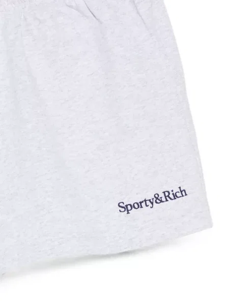 Bėgimas šortai Sporty & Rich su autografu pilka