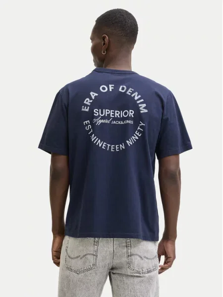 Jack & Jones Majica Edover Mornarsko modra