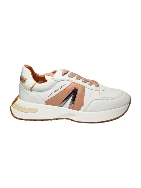 Sneakersy Alexander Smith białe