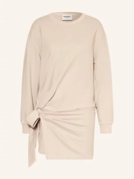 Marant Étoile Sukienka Dresowa Zae beige beżowa