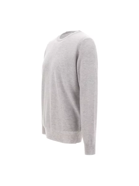 Sweter Kangra wełniany szary
