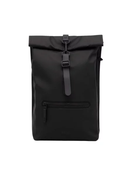 Plecak miejski Rains Rucksack Rolltop W3 17 l black czarny
