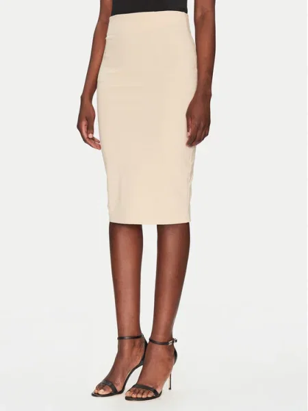 ViCOLO Fustă tip creion bej