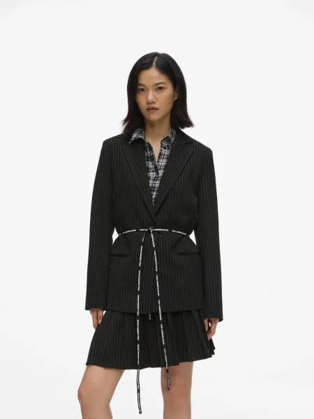 KARL LAGERFELD JEANS Sacou negru alb