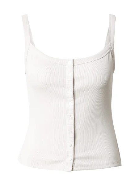 Abercrombie & Fitch Top svetlo siva