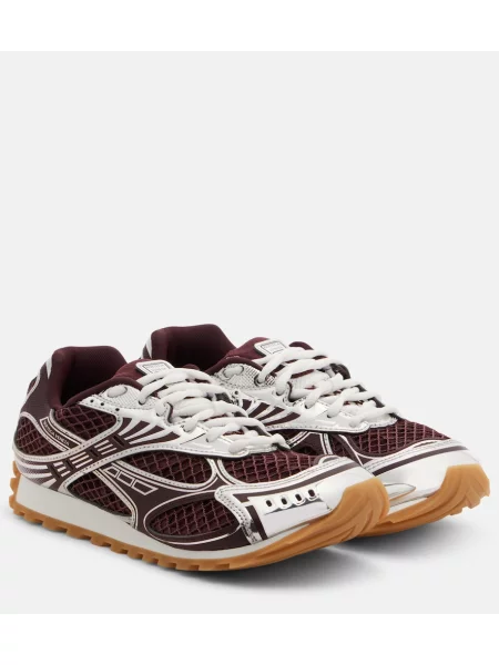Sneakerși Bottega Veneta bordo