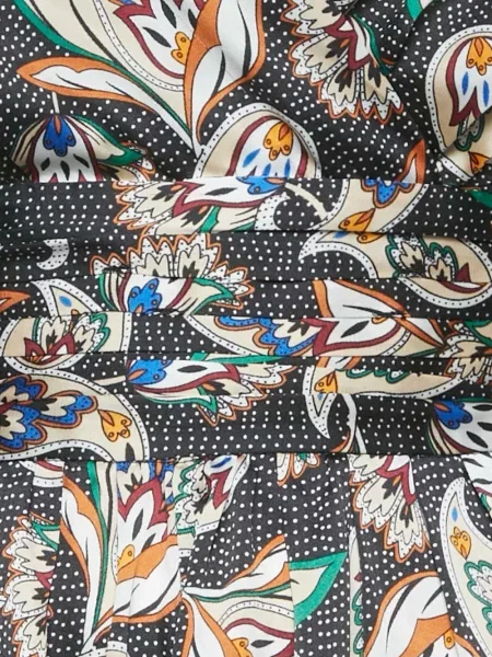 Salopetă Maje cu model paisley negru