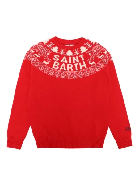 Sweter dziecięcy Mc2 Saint Barth czerwony