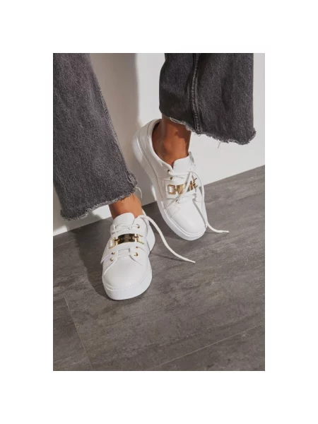 Кеди шкіряні Estro білі