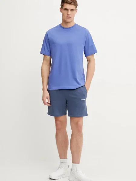 The North Face t-shirt Relaxed gładki fioletowy