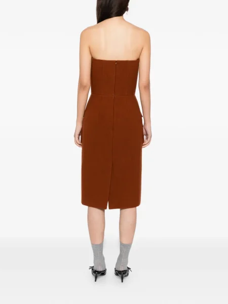 Rochie Shushu/tong cu funde de costum portocaliu