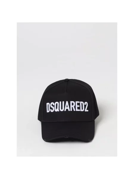 Czapka z daszkiem Dsquared2 czarna