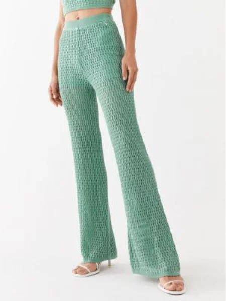 Παντελόνι υφασμάτινο Guess πράσινο