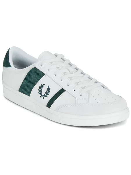 Semišové tenisky Fred Perry biela