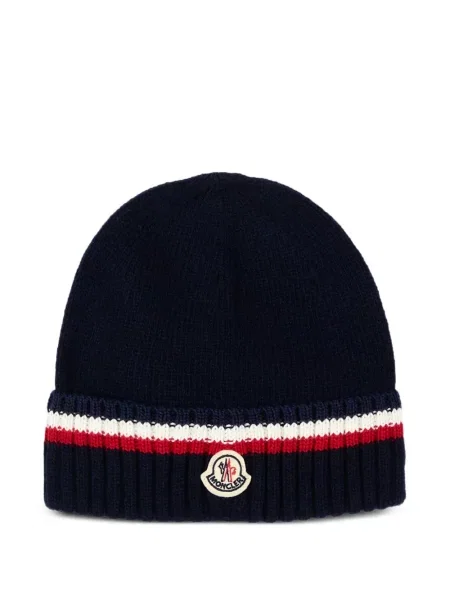 Czapka dziecięca Moncler Enfant niebieska