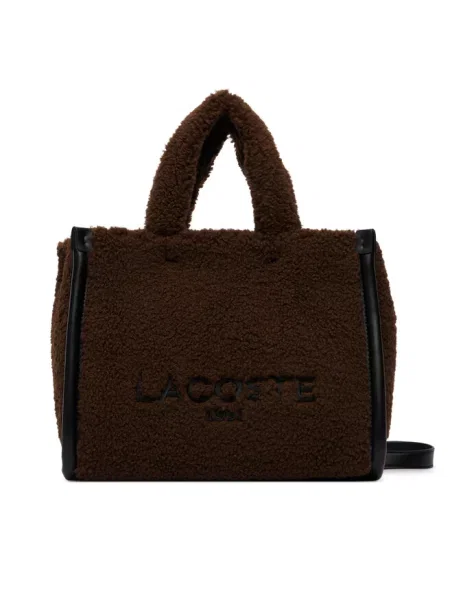 Lacoste Torebka Biały brązowa