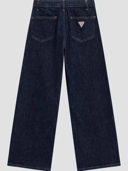 Детские широкие джинсы Guess синие