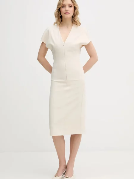 Patrizia Pepe Rochie cocktail Écru bej