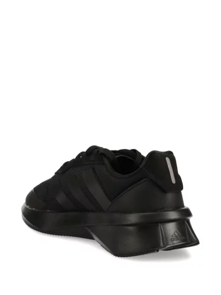 Sneakersy Adidas Terrex w paski z nadrukiem skórzane czarne