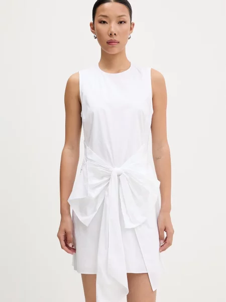 Rotate rochie din alb