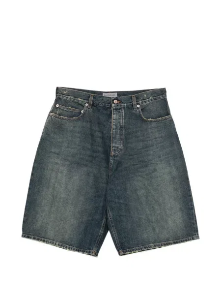Pantaloni scurți din denim Balenciaga albastru