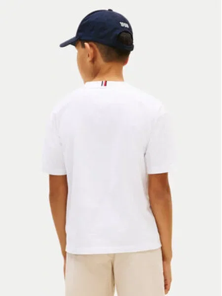Dětské tričko Tommy Hilfiger bílé
