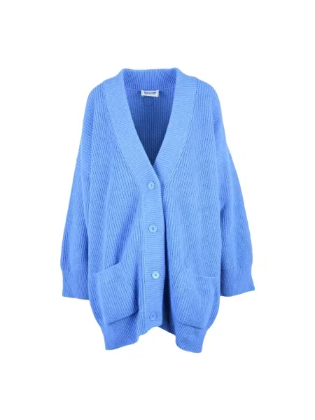 Kardigan Moschino wełniany niebieski