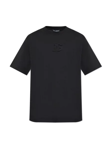 Koszulka Dolce And Gabbana z logo czarna