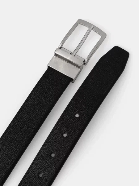 Ремінь Sisley з ремінцями чорний