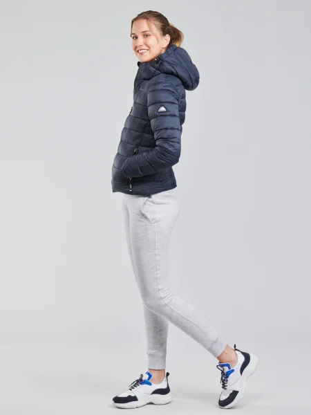 Geacă cu puf Superdry clasică albastru