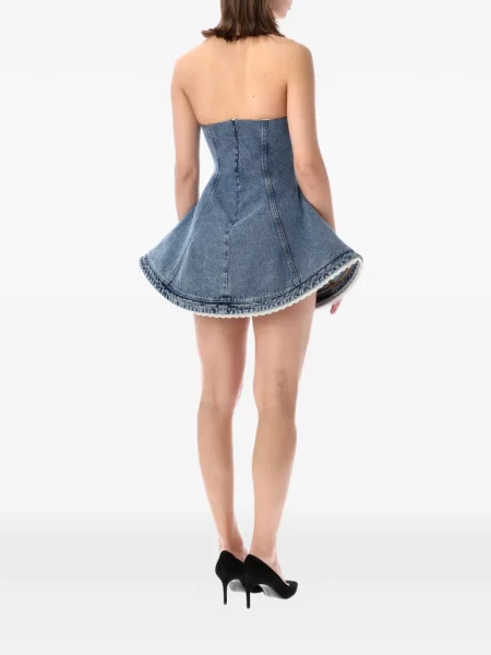 Rochie Magda Butrym din dantelă de costum albastru