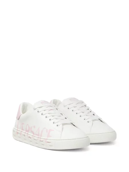 Sneakerși Versace cu imagine alb