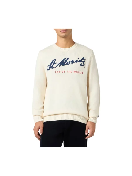 Sweter Saint Barth wełniany beżowy
