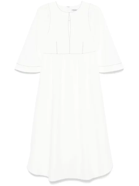 Sukienka midi Parlor do kolan garniturowa biała