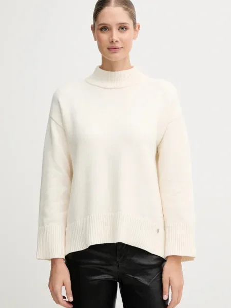 Пуловер Dkny от лека материя бежово