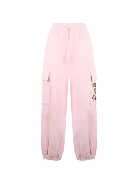 Ursuleț de pluș pantaloni Moschino alergare roz