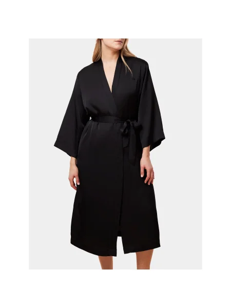 Triumph Köntös Robes Satin Robe 01 fekete