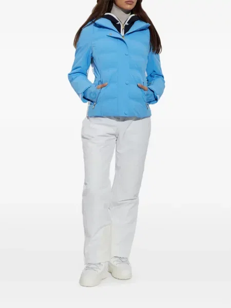 Matlasat pantaloni de schi Bogner alb