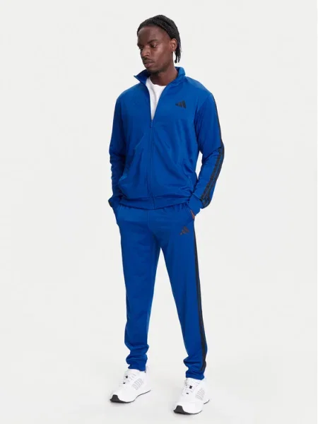 Csíkos melegítőnadrág Adidas fekete