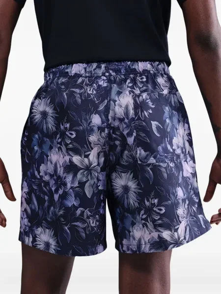 Fleece φλοράλ κασκέτο Nike με κέντημα μαύρο