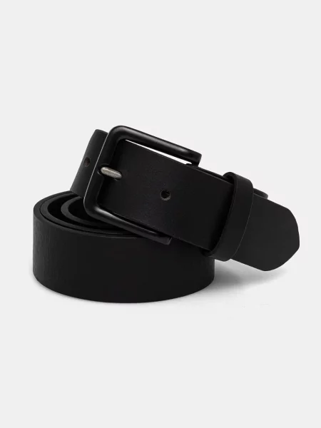 Barbour curea de piele barbati negru