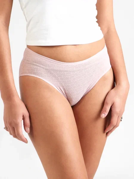 Triumph Klasične spodnje hlačke z visokim pasom Triumph Signature Sheer Maxi EX roza